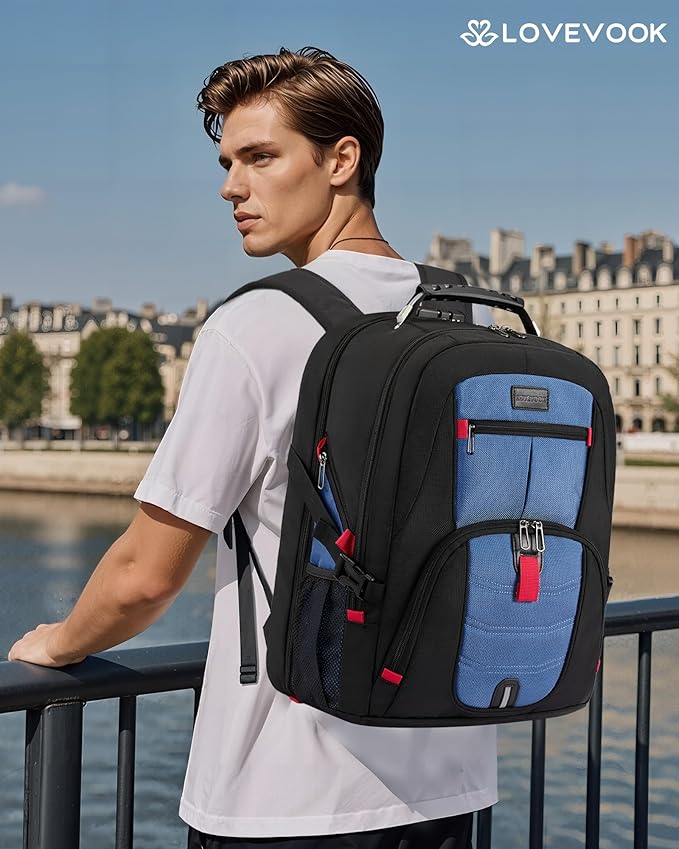 LOVEVOOK Travel Laptop Backpack Waterproof Anti Theft Backpack - Image 2