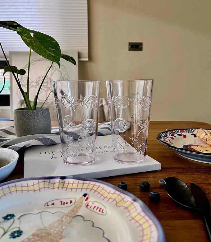 KLIFA- HAWAII series- 20.9 ounce, Sea World Acrylic Drinking Glasses, - Image 2