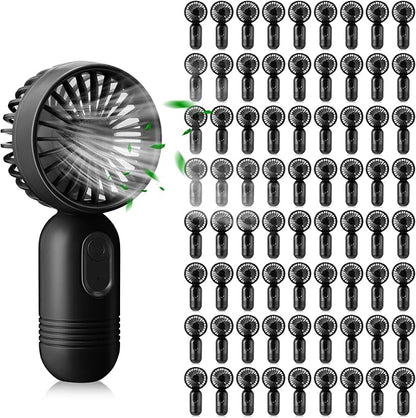 Rossesay 72 Pcs Mini Portable Fan Bulk Cute Handheld Lightweight Small Little by Rossesay