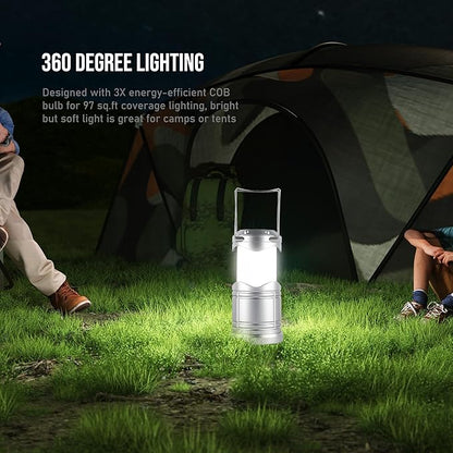 Lichamp LED Camping Lantern, 4 Pack Battery Powered Flashlight - Image 3