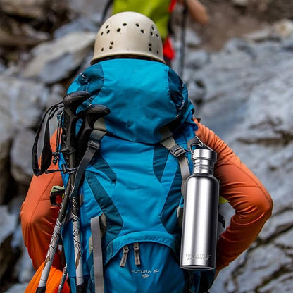 TRIPLE TREE 34 OZ Uninsulated Single Walled Stainless Steel Sports Water Bottle - Image 6