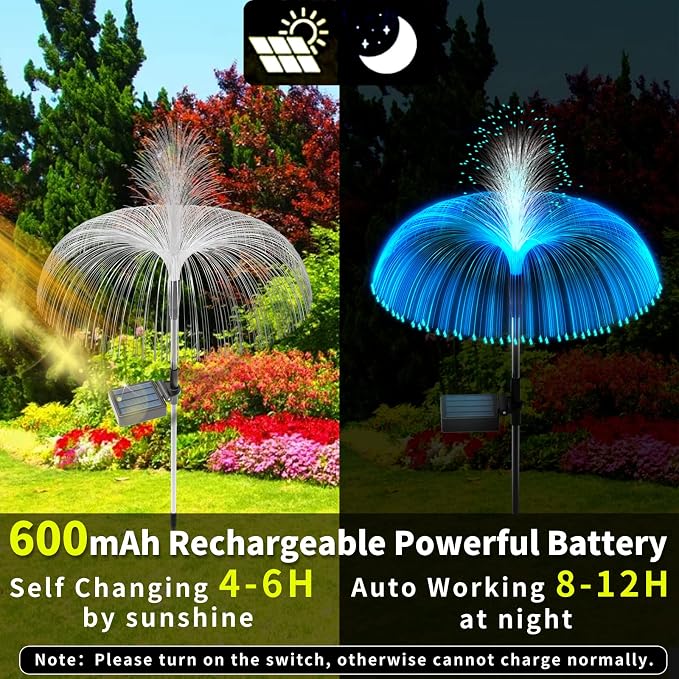 Solar Garden Lights Outdoor Decorative Waterproof, Solar Light - Image 5