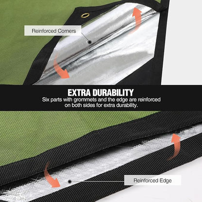 RedSwing Heavy Duty Survival Blanket, Waterproof Emergency Thermal Tarp - Image 5