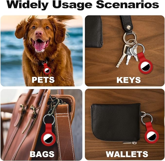 Linsaner Compatible with AirTag Case Keychain - Image 5