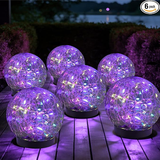 MLKNK Solar Globe Lights Outdoor Waterproof-Solar Balls-Solar Garden Lights-Orbs by MLKNK