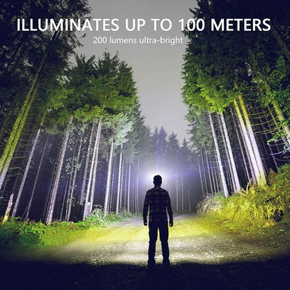 Vekkia Ultra Bright LED Headlamp-5 Lighting Modes, Camping Accessories Gear. - Image 5