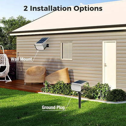 nipify 4 Pack Solar Spot Lights Outdoor, Solar Powered Waterproof Spotlight - Image 3