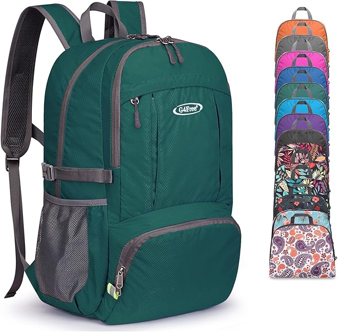 G4Free 40L Lightweight Packable Hiking Backpack, Waterproof Travel Daypack by G4Free