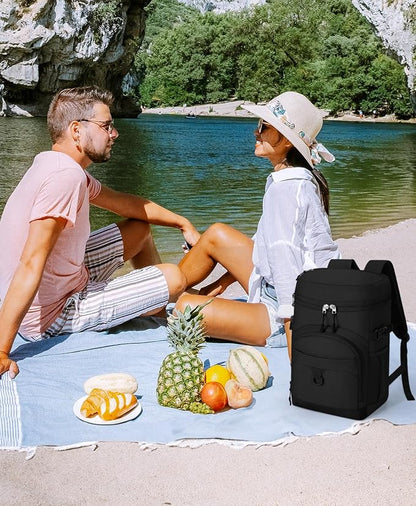 Cooler Backpack, 22L Waterproof Soft Backpack Coolers Leak Proof Beach Backpack - Image 7