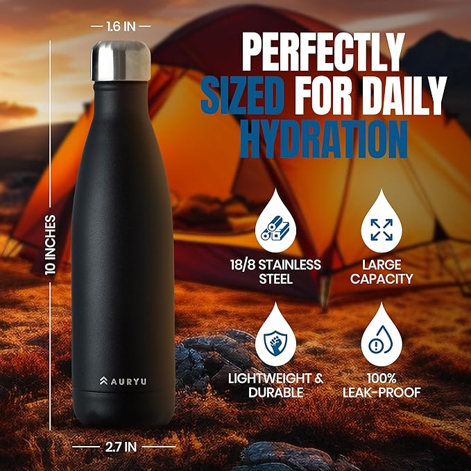 Best in Class Triple-Walled Insulated Stainless Steel Water Bottle, Keeps your - Image 2