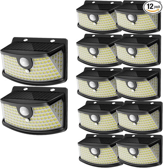 Aootek New Solar Motion Sensor Lights 120 LEDs by Lightupeveryconer