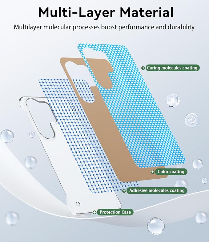 GRECAZO Slim Borderless for Samsung Galaxy S26 Plus Phone Case 6.7" Ultra-Thin - Image 5