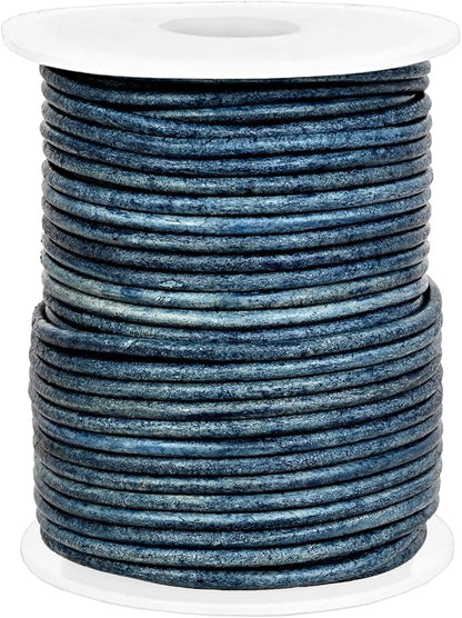 GENIQUE Real/Genuine Round Leather String Cord - Image 2