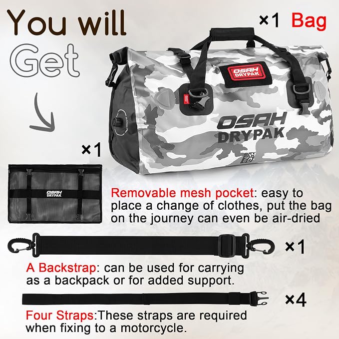 OSAH DRYPAK Waterproof Duffel Bag - Image 7