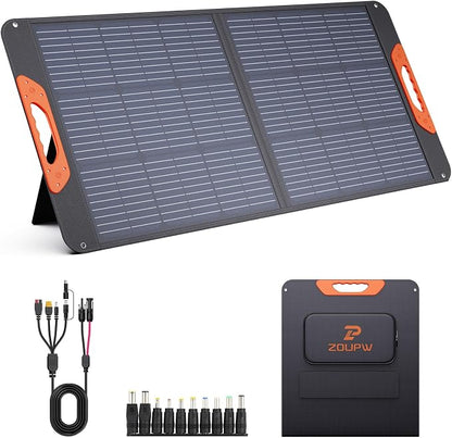 ZOUPW 100W Portable Solar Panel by ZOUPW