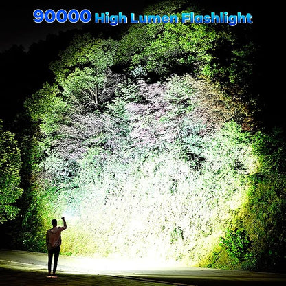 Rechargeable Flashlights 90, 000 High Lumens - Image 2