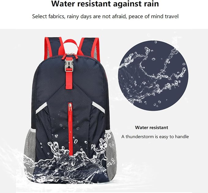 levayhill 25L Foldable Hiking Backpack Lightweight Packable Basic-Daypack - Image 4