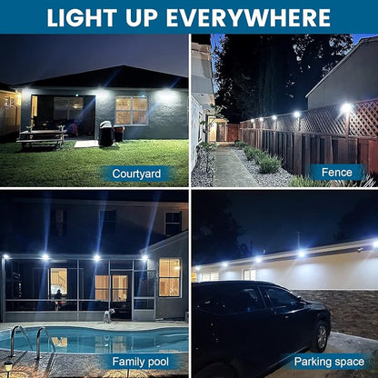 BAXIA TECHNOLOGY Solar Outdoor Lights Wireless Security Motion Sensor Solar - Image 2
