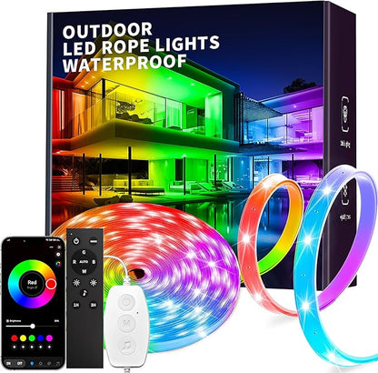 KSIPZE Outdoor led Strip Lights Waterproof IP68, RGB Outdoor led Lights by KSIPZE