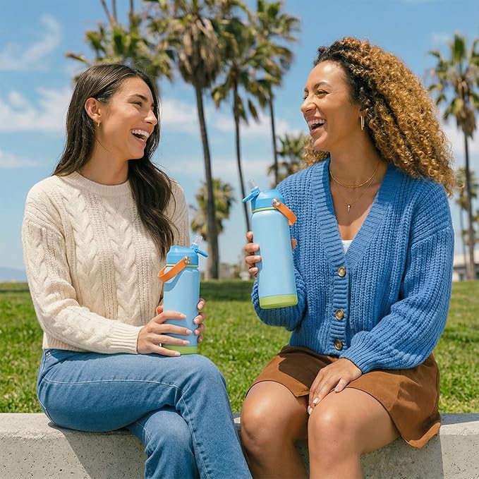 Fijinhom 24oz Insulated Stainless Steel Water Bottle, Wide Mouth Double Wall - Image 7