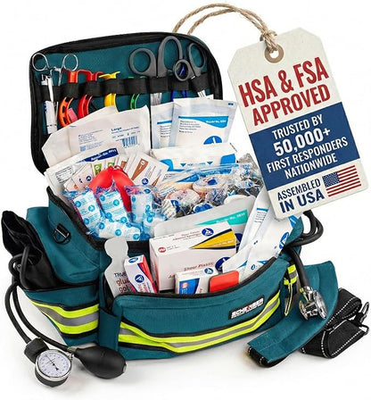 Scherber First Responder Fully-Stocked Professional Essentials EMT/EMS Trauma by Scherber