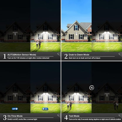 SANSI 28W 3500LM Motion Sensor Outdoor Lights, Flood Lights Outdoor Motion - Image 3