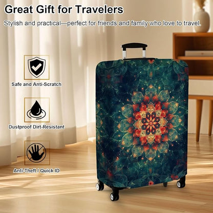 Luggage Cover Protector for 26-28 Inch Suitcases, TSA Approved Elastic Travel - Image 7