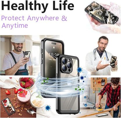 SPIDERCASE for iPhone 15 Pro Case Waterproof, IP68 Underwater, Full Body Sealed - Image 6