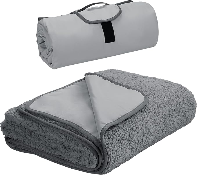 Tirrinia Large Waterproof Outdoor Blanket, Soft Warm Windproof Stadium Blanket by Tirrinia