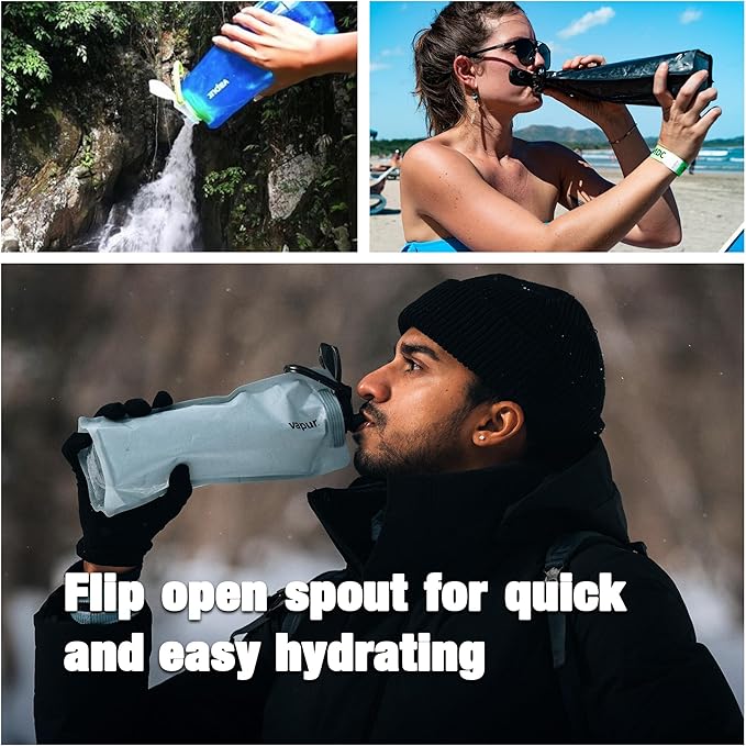 Vapur Flexible, Collapsible Wide Mouth Anti-Bottle - Image 7
