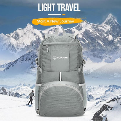 ZOMAKE Lightweight Packable Backpack 35L, Light Foldable Backpacks Water - Image 7