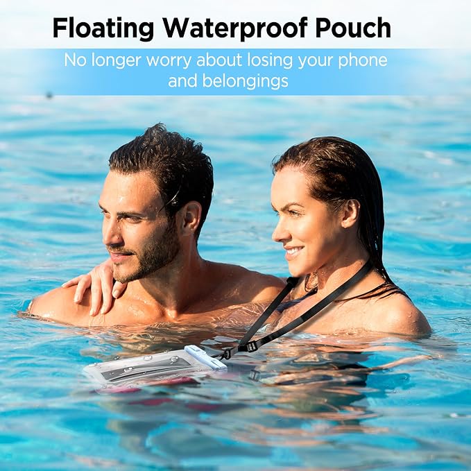 CACOE Floating Universal Waterproof Phone case 2 Pcs-Up to 7.0", Waterproof - Image 2