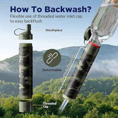 Membrane Solutions Gravity Water Filter Pro 6L, NSF/ANSI 42&372&401 Certified - Image 2