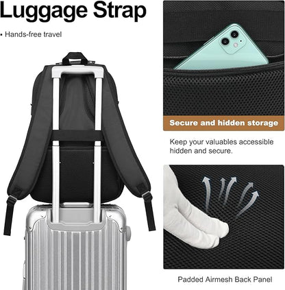 Boavan Laptop Backpack for men, 17.3 inch Laptop Bag - Image 4
