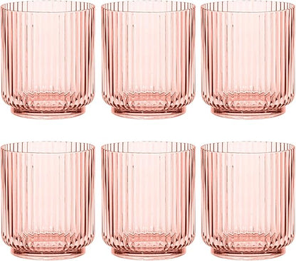 Abode Homewares Mesa 15 oz Durable Acrylic Double Old Fashioned Glasses by AbodeHomewares-TheDesignDestinationforTabletopDrinkwareKitchenandPet