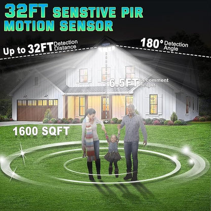 MDCMDCM Solar Lights Outdoor Waterproof Motion Sensor - Image 3