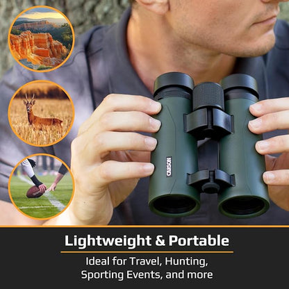 Carson RD Series 8x26mm Open-Bridge Waterproof Compact Binoculars - Image 5