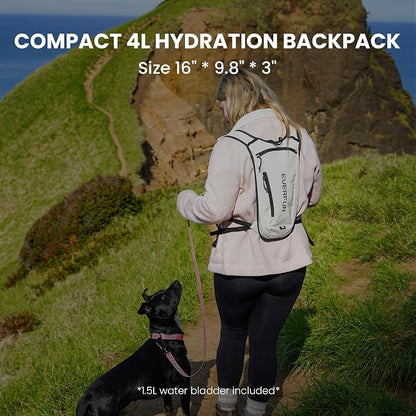 EVERFUN Hydration Backpack Running Vest Small Hiking Water Backpack - Image 8