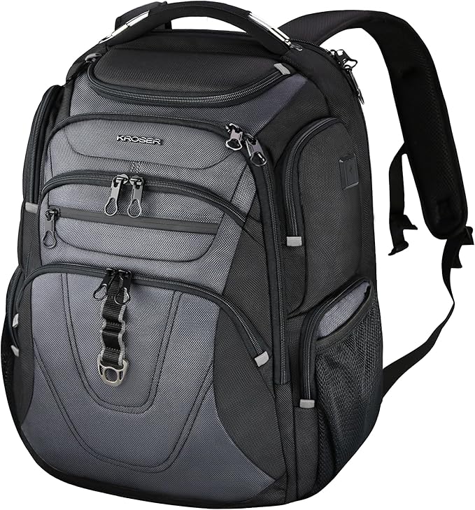 KROSER Friendly Travel Laptop Backpack 18.4 inch XXXL Gaming Backpack by KROSER