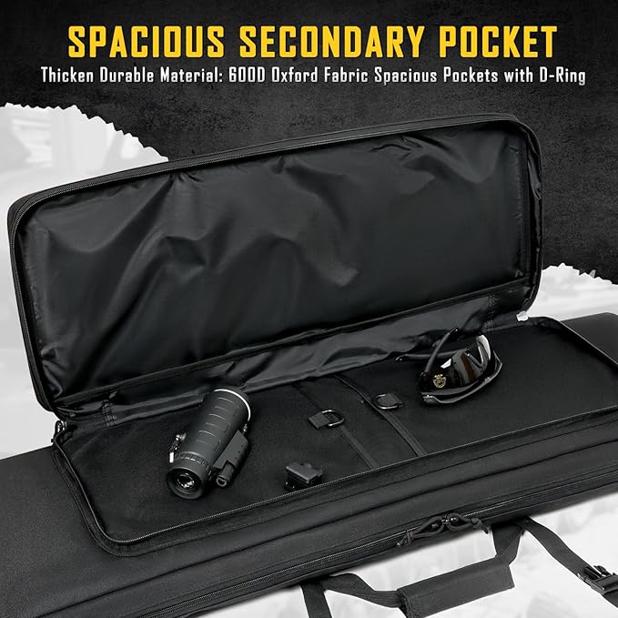 DULCE DOM 32/36/42/48/52 inch Double Rifle Case Soft Gun Bag - Image 6