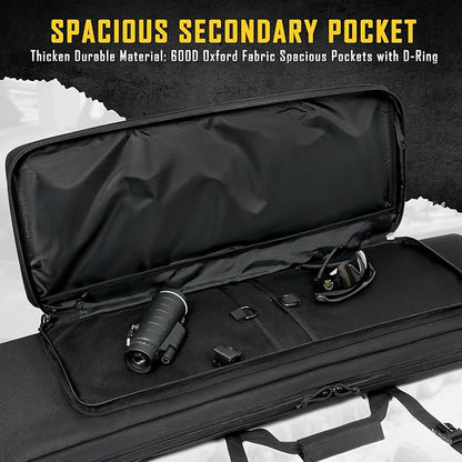 DULCE DOM 32/36/42/48/52 inch Double Rifle Case Soft Gun Bag - Image 5