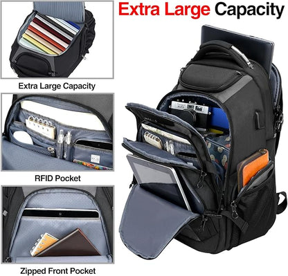 KROSER Travel Laptop Backpack 18.4 Inch XXXL Gaming Backpack - Image 3
