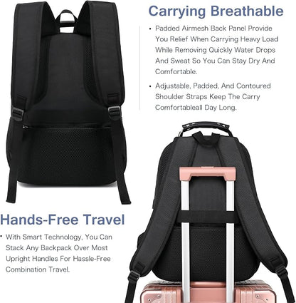 Boavan Laptop Backpack for men, 15.6 inch Laptop Bag - Image 3