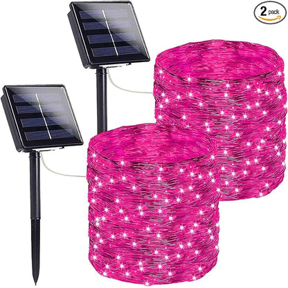 Extra-Long 144FT Solar String Lights by SANJICHA