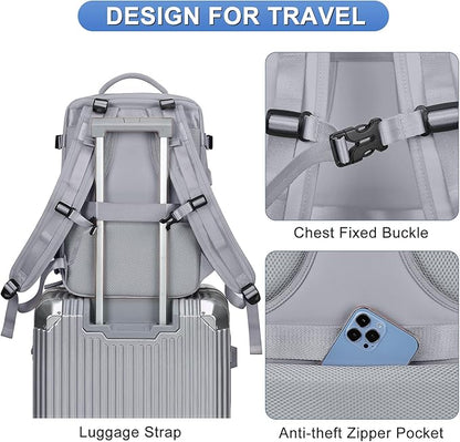 coofay Personal Item Travel Backpack - Image 8