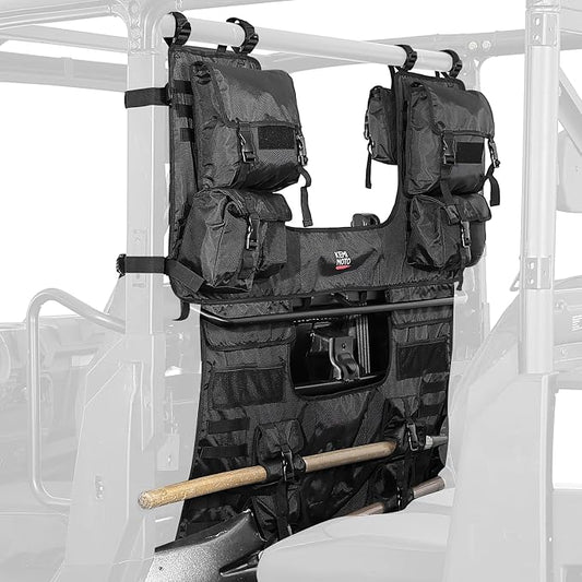 KEMIMOTO UTV Storage Bag, Seat Back Rack Compatible by kemimoto