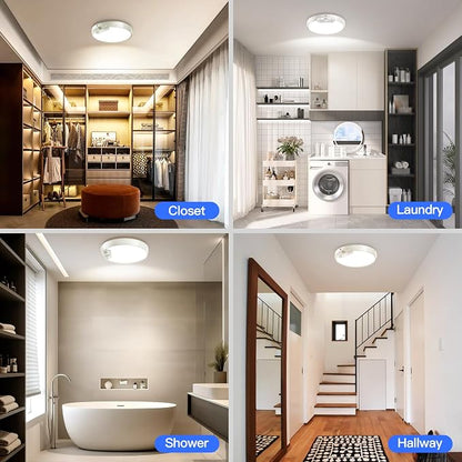 Homelist 2 Pack Upgraded Rechargeable Motion Sensor Ceiling Light, - Image 8