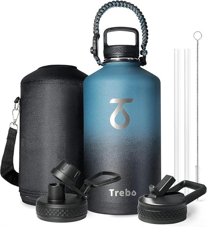 Trebo One Gallon Water Bottle Insulated by StayHotStayColdStayGreen