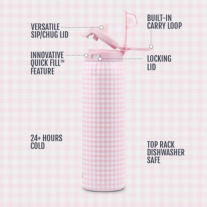 Ello Pop & Fill 22oz Stainless Steel Water Bottle - Image 3