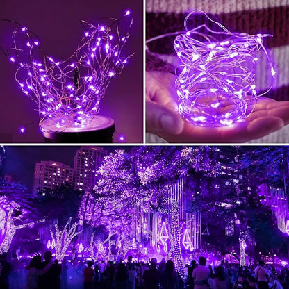 Selarlyt 2-Pack 200 LED Solar Fairy Lights Outdoor, Upgraded Oversize Lamp - Image 2